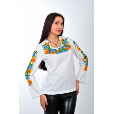 Beads Embroidered blouse "Marygold" 